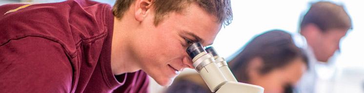 SIU student conducting research