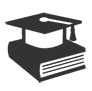 graduation cap with book