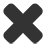 the x icon of failure